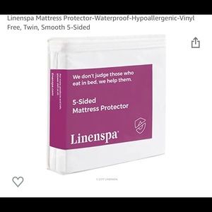 5 SIDED MATTRESS PROTECTOR Twin NEW